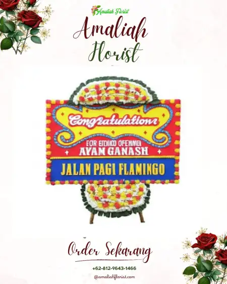 Sewa Papan Bunga Kelekar